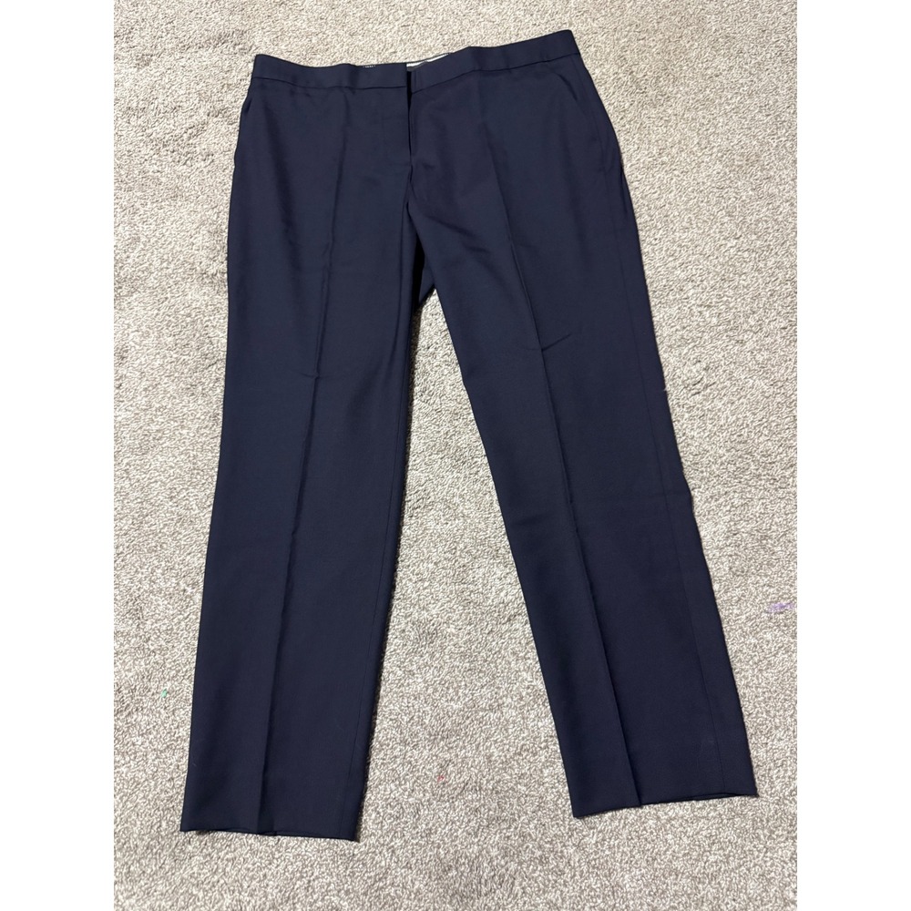 J.Crew Favorite Fit Navy Blue Straight Leg Dress Pants Womens Size 12 Office